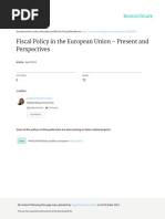 Fiscal Policy in the European Union - Present and
