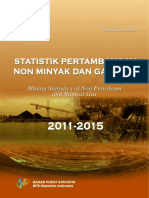 Statistik Pertambangan Nonminyak Dan Gas Bumi 