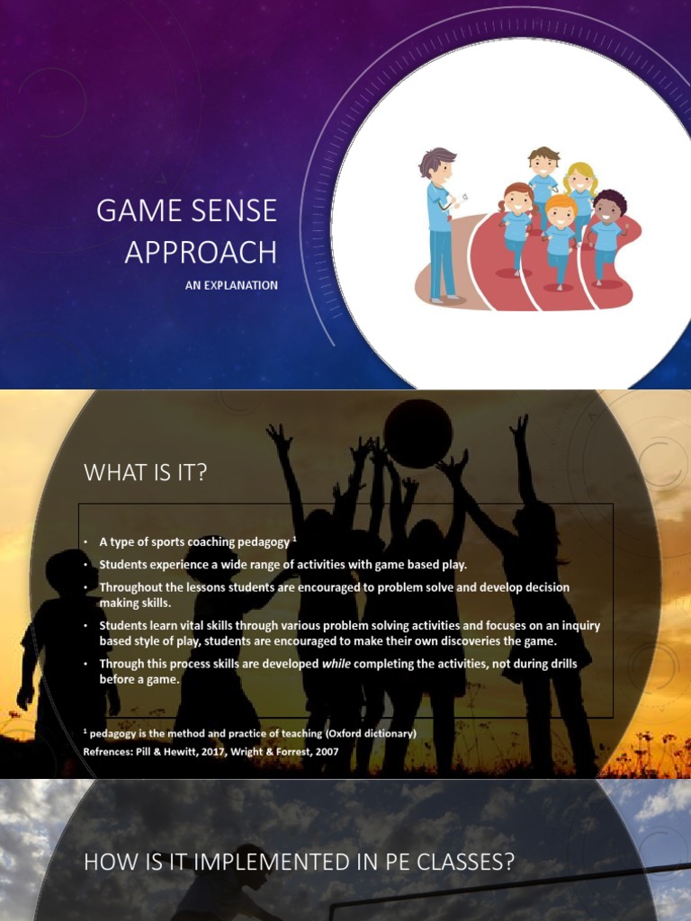 Game Sense Approach An Explanation PDF Physical Education Teachers