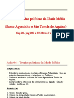 Aula4-Teoria Politica de Agostinho e Tomas de Aquino PDF