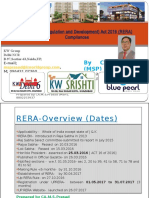 Real Estate (Regulation and Development) Act 2016 (RERA) Compliances