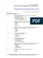 Test Bank For Nutritional Sciences From Fundamentals To Food 3rd Edition by McGuire