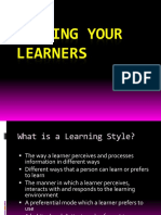 Learning Style Andteaching Style Know Your Learners-2010