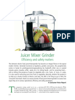 Juicer Mixer Grinder: Efficiency and Safety Matters