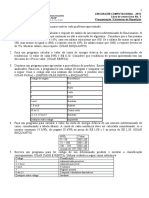 Linguagem Computacional Lista Exercicios 3 2015