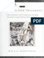WILLIS BARNSTONE- The Restored New Testament a New Translation With Commentary, i, 2009