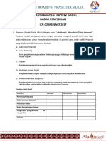 Format Proposal Proyek Sosial