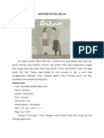 Sinopsis Novel Dilan: Identitas Buku