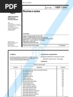 Nbr 13441 - Rochas E Solos