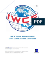 IWCF Forum Candidate User Role