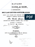 Charles Comte - Tratado de Legislación PDF