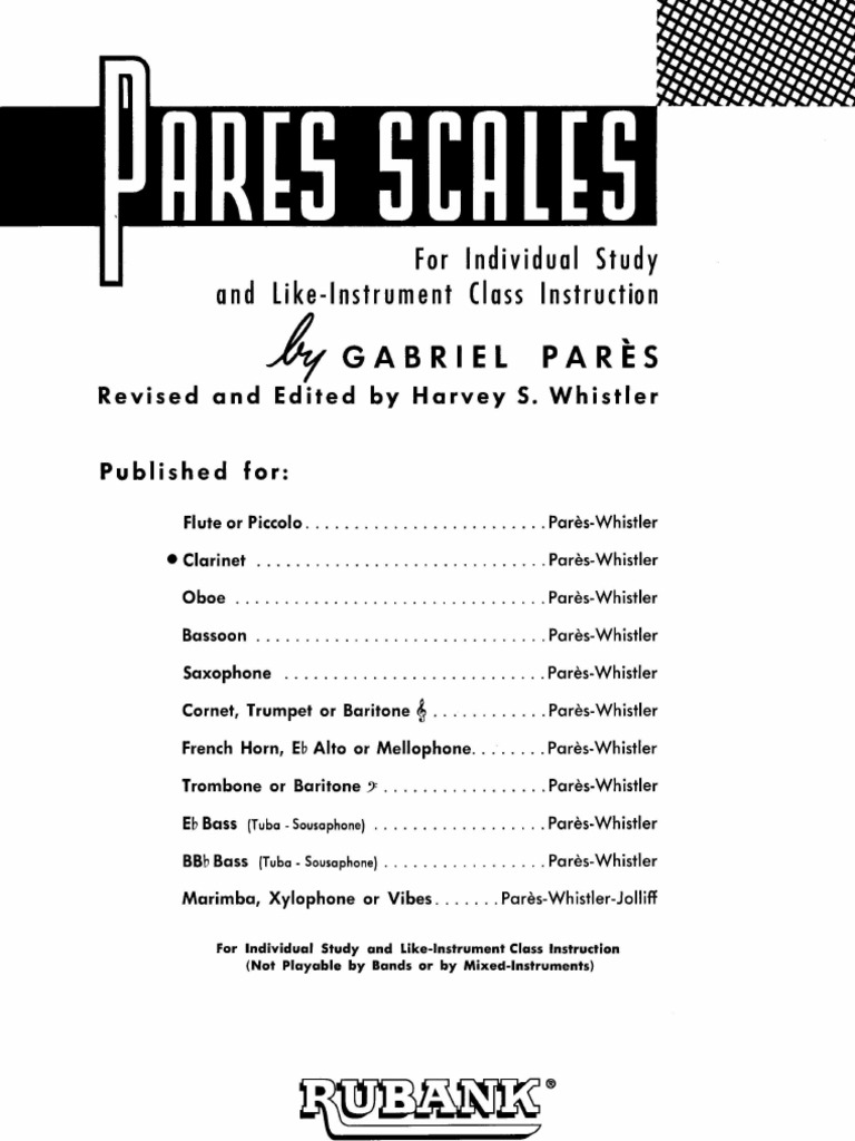 Pares G Scales For PDF