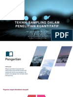 Teknik Sampling Dalam Penelitian Kuantitatif