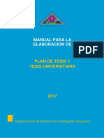 Manual Elaboracion Plan Tesis Universitaria 2017