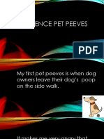 Evidence Pet Peeves