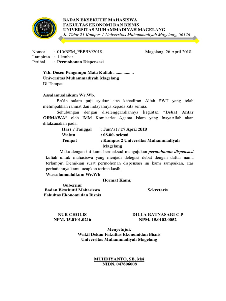 Dispensasi Debatrevisi
