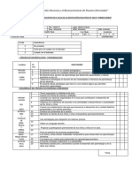 Ficha de Evaluación.