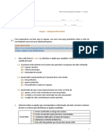 ASA - Teste de Avalia Æo 7 Ano - Janeiro