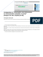 Corrigendum To "Catastrophic Event Phenomena in Communication Networks: A Survey" (Comput. Sci. Rev. 18 (2015) 10-45)