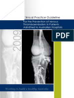 Guideline Prevention Venous Thromboembolism