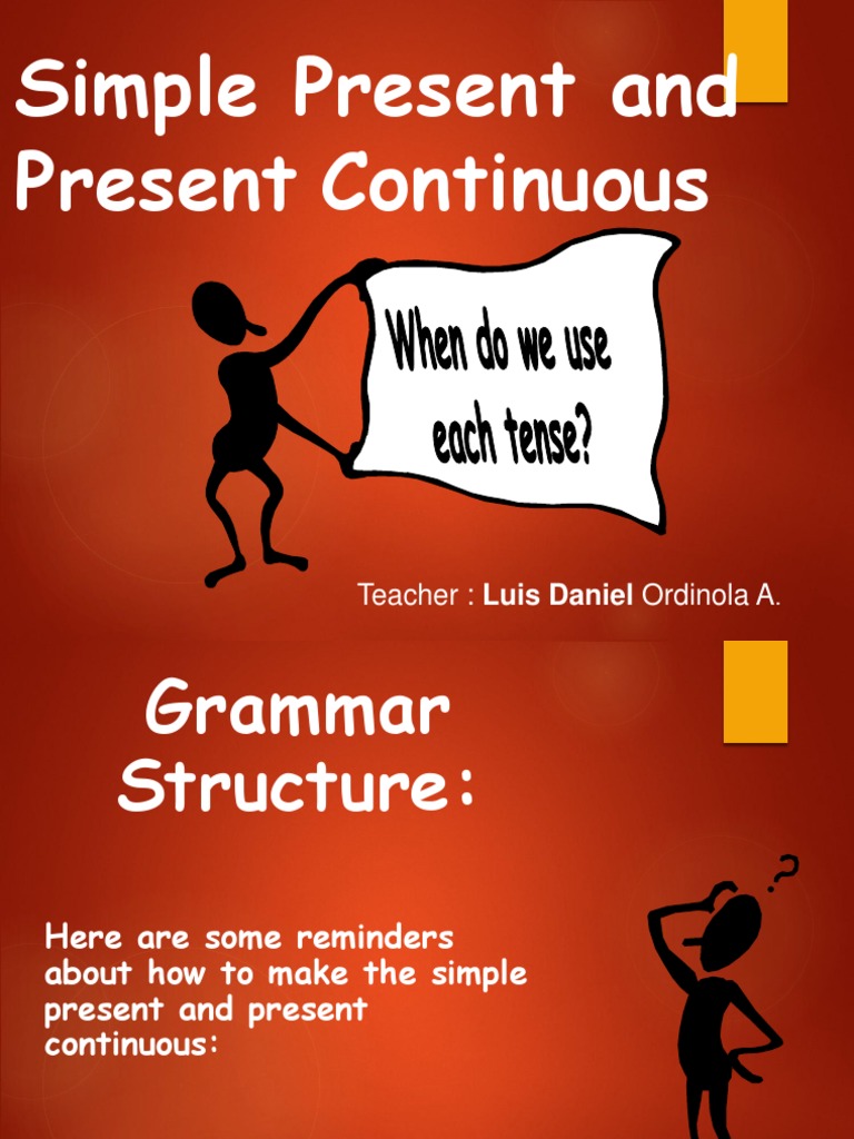 Present Simple vs Continuous Overview | PDF | Grammatical Tense | Verb