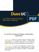 Ley 16744 Accidentes Del Trabajo y Enfermedades Prof.