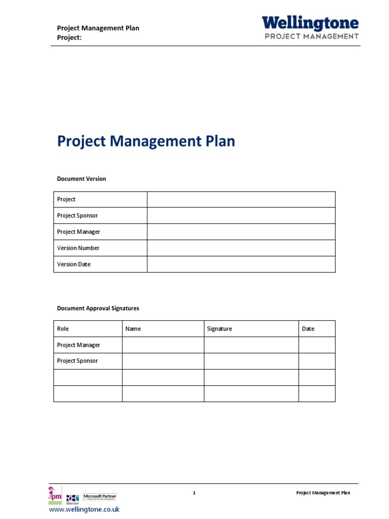 Project Management Plan Overview | PDF | Project Management ...