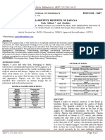 ISSN 2230 - 8407 Basketful Benefits of Papaya: Parle Milind and Gurditta
