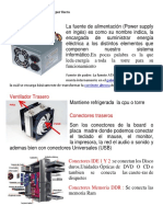 Partes interiores y exteriores de la CPU