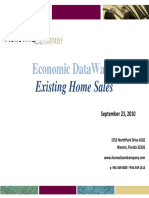 Economic DataWatch Exisiting Homes