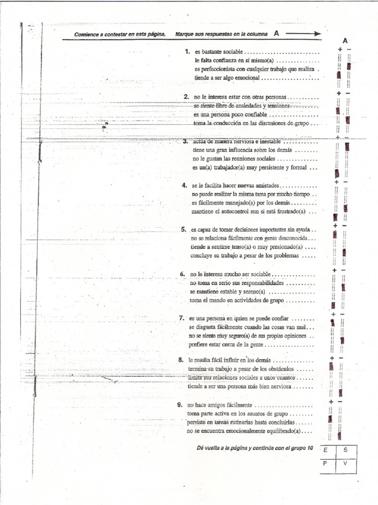 Prueba P IPG | PDF