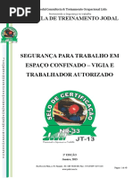 Espaço Confinado - 1a Edição - Vigia e Trabalhador Autorizado