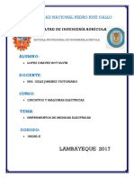 Instrumentos de Medidas Electricos Roy