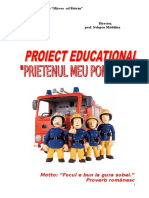 PRIETENUL MEU POMPIERUL Proiect Educational Scoala Latfel 2014