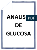Analisis de Glucosa