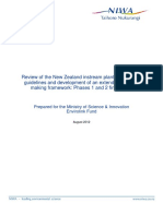 Review of The NZ Instream Plant and Nutrient Guidelines and Development of An Extended Decision Making Framework - 2012