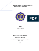 Analisis Strategi Pemasaran Dalam Mengembangkan Kemasan Produk Air Mineral