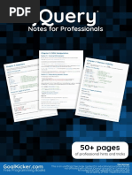 J Query Notes For Professionals