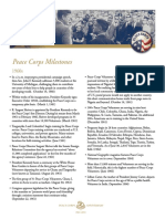 Peace Corps Milestone Factsheet 