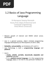 Basics of Java Programming Language