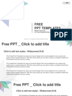 Free PPT Template for Any Presentation