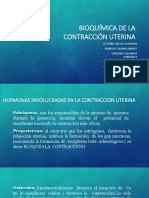 Bioquímica de La Contracción Uterina 2018