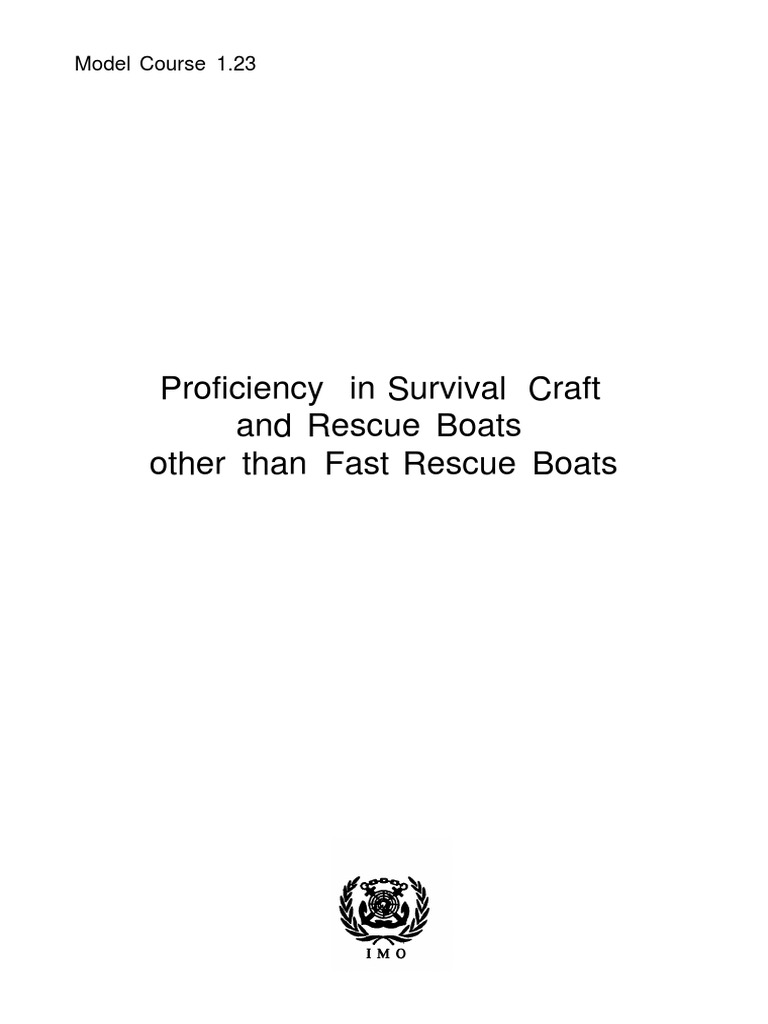 certificate of proficiency in survival craft