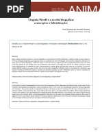 Virginia Woolf e a Escrita Biográfica - Renovações e Hibridizações (Revista Anima - PUC-Rio História)
