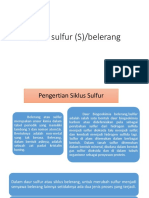 Siklus Sulfur (S)