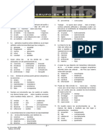 Oraciones incompletas y analogías