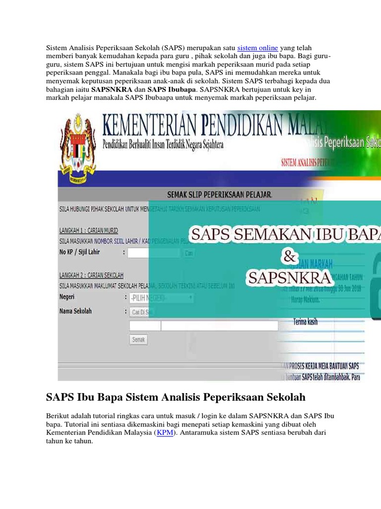 Sistem Analisis Peperiksaan Sekolah Pdf