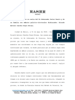 Comunicado Íntegro Del Despacho de Abogados RASRR Sobre Javier Duarte y Karime Macías