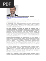 As Universidades e Os Professores Que Não Gostam de Ensinar