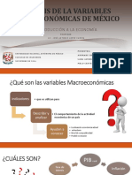 Análisis de La Variables Macroeconómicas de México